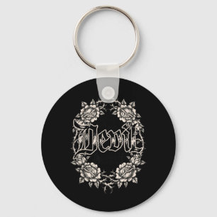 The Devil Retro Occult Women Gothic Dark Feminine Keychain