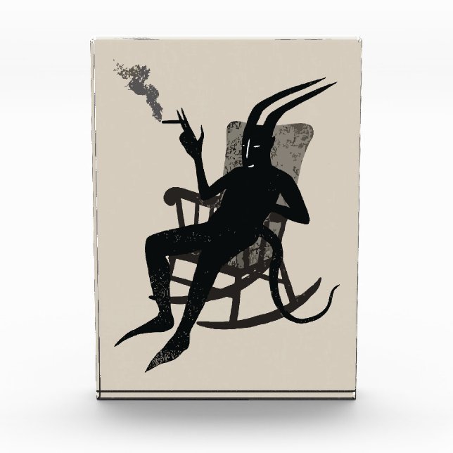 The Devil’s Break – Dark Humour Wall Art Photo Block (Front)