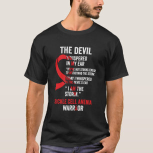 The Devil- Sickle Cell Anemia Awareness Support Ri T-Shirt