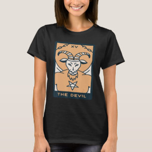 The Devil Tarot Card Mystical Cards  Occult Magic T-Shirt