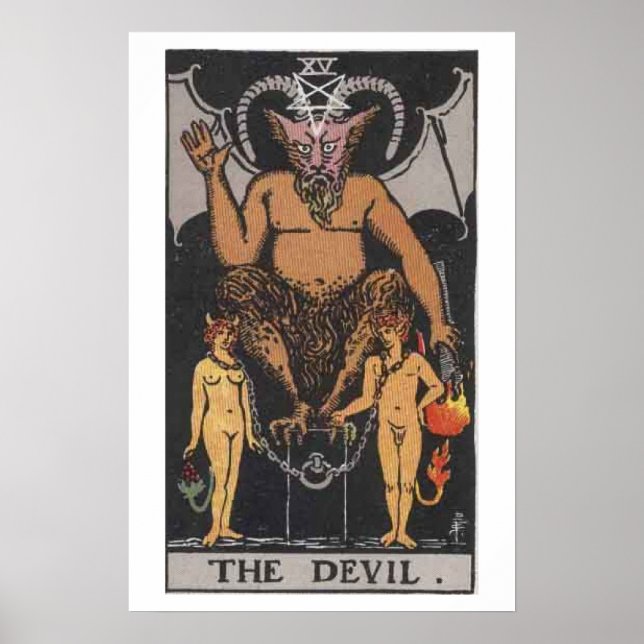 The Devil Tarot Card Poster (Front)