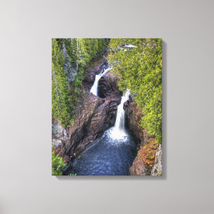 The Devil's Kettle Waterfall Canvas Print