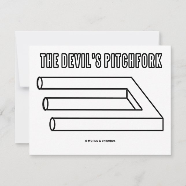 The Devil's Pitchfork (Optical Illusion) (Front)