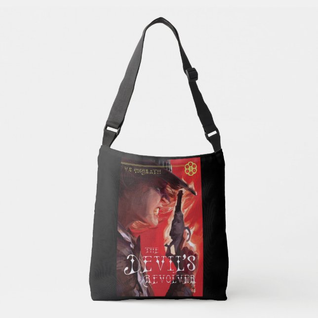 The Devil's Revolver Cross-Body Tote Bag (Front)