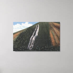 The Devil's Slide near Utah-Wyoming Border Canvas Print
