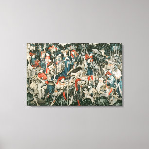 The Devonshire Hunting Tapestries Canvas Print