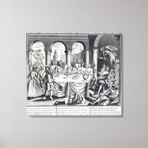 The diabolical maskquerade canvas print