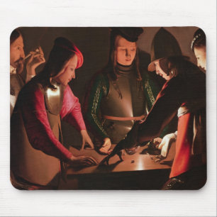 The Dice Players Mouse Pad