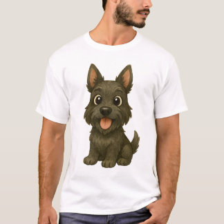 The Diehard Gentleman: Vintage Scottish Terrier T-Shirt