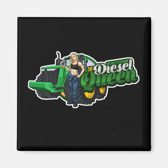 The Diesel Queen AG Magnet (Front)
