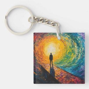 The Dimension's Edge Keychain