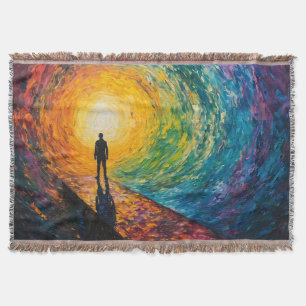The Dimension's Edge Throw Blanket