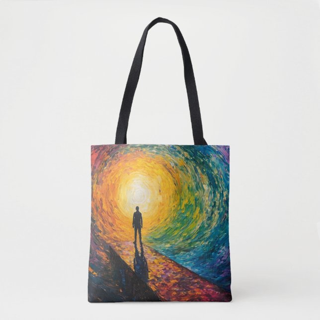 The Dimension's Edge Tote Bag (Front)
