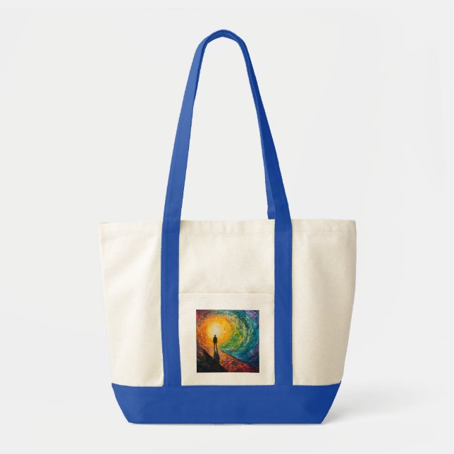 The Dimension's Edge Tote Bag (Front)