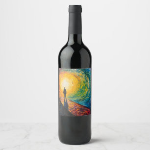 The Dimension's Edge Wine Label