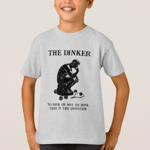 The Dinker Thinker Personalized Funny Pickleball T-Shirt