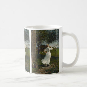 The Dinner Horn by Winslow Homer Coffee Mug