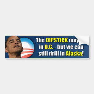 The Dipstick lives in D.C. Bumper Sticker