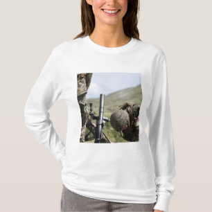 The direct-lay method of firing mortars T-Shirt