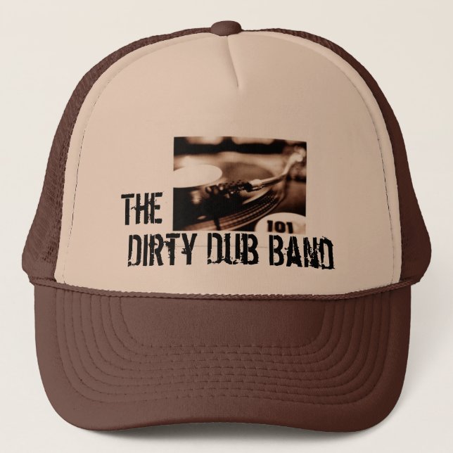 The Dirty Dub Band scratch Hat - Customized (Front)