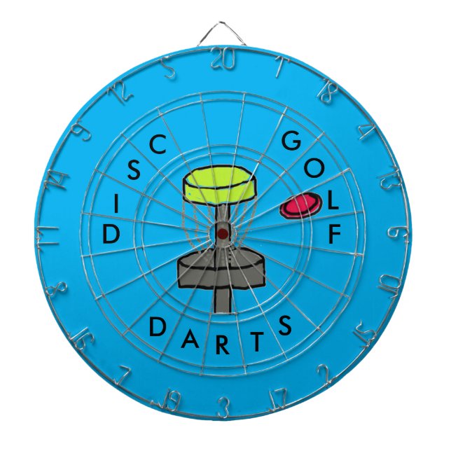The Disc Golf darts dart board game (Front)