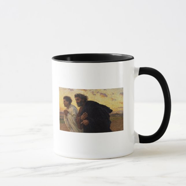 The Disciples Peter and John Running Mug (Right)