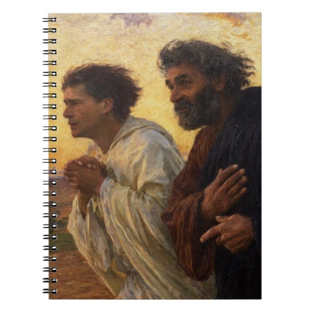 The Disciples Peter and John Running Notebook (Front)