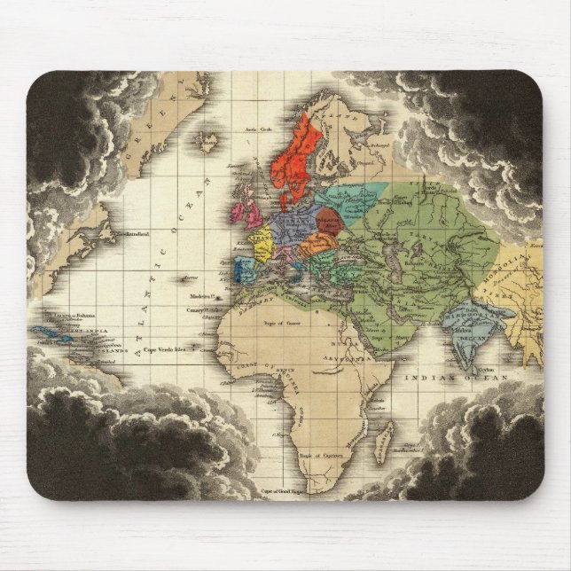 The Discovery of America 1498 AD Mouse Pad (Front)