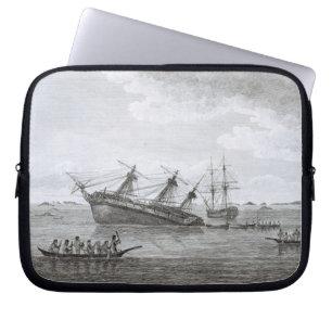 The Discovery on the Rocks in Queen Charlotte's So Laptop Sleeve