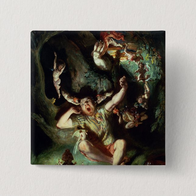 The Disenchantment of Bottom 2 Inch Square Button (Front)