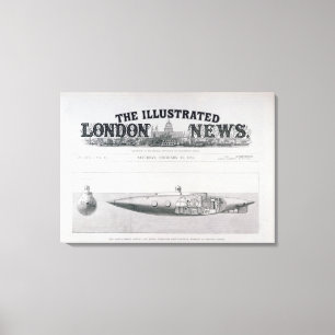 The Displacement Sinking and Rising Submarine Canvas Print