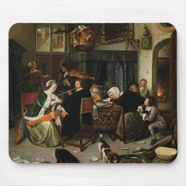 The Dissolute Household, 1668 Mouse Pad (Front)