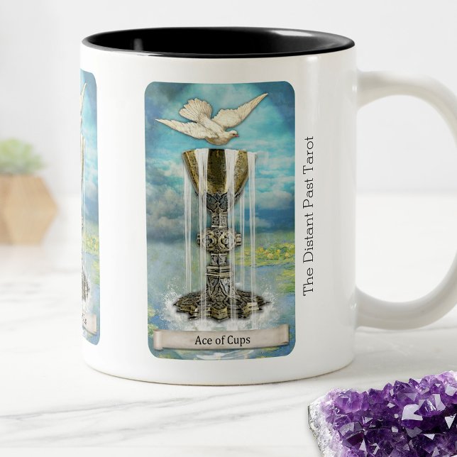 The Distant Past Tarot Deck Ace of Cups (Ace of Cups from The Distant Past Tarot)