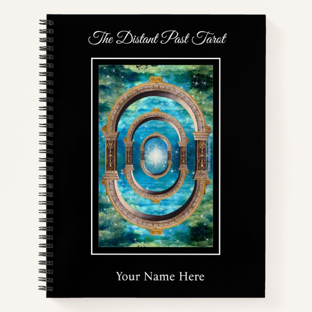 The Distant Past Tarot Deck Personalized Journal (Front)