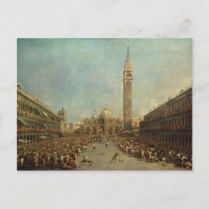 The Distribution of the Denarii to the Poor in San Postcard