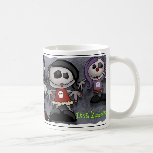 The diva zombies coffee mug (Right)