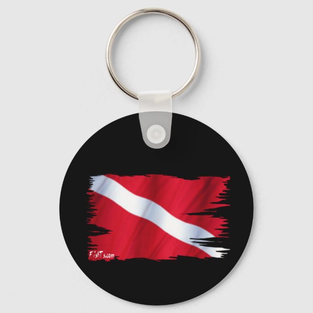 The Dive Flag Collection Keychain (Front)