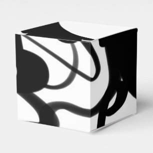 The Divers: Abstract Black & White Favor Box