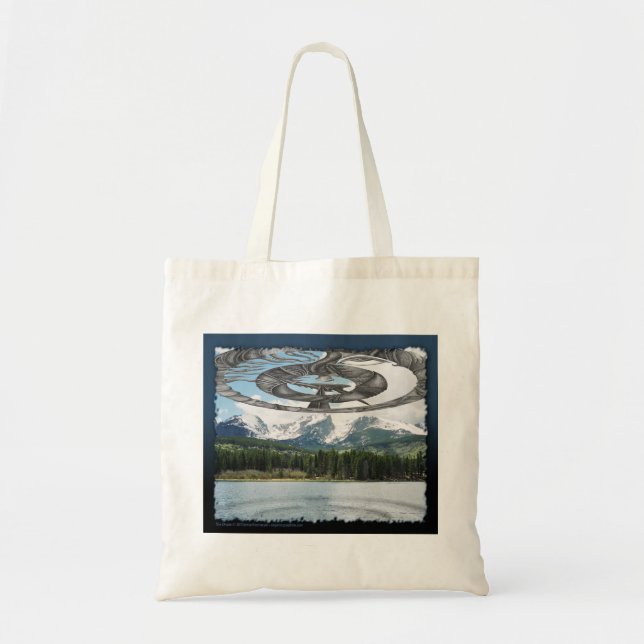 The Divide Tote Bag (Front)