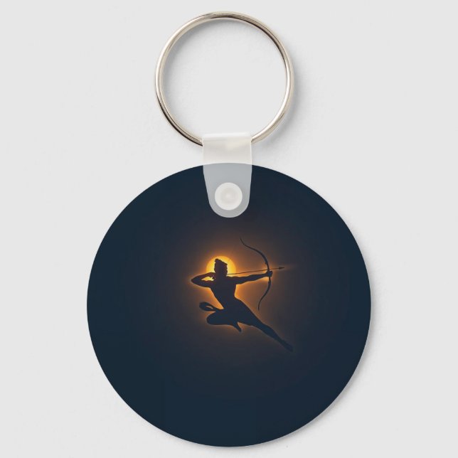 The Divine Arrow of Victory Keychain (Front)