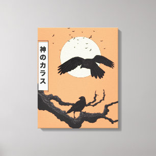 The Divine Crow Canvas Print