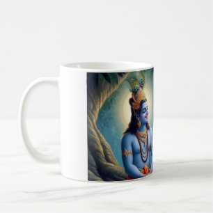 The Divine Duo: Mahadev and Shrikrishna Masterpiec Coffee Mug