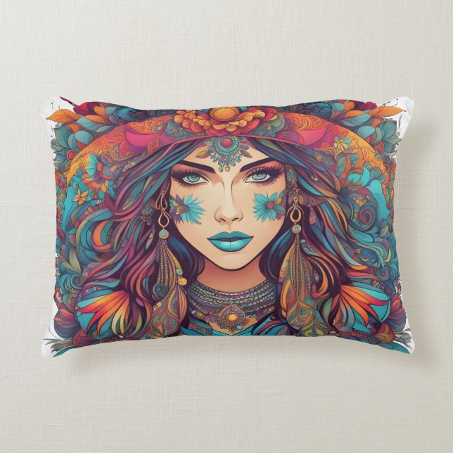 The Divine Feminine Accent Pillow (Front)