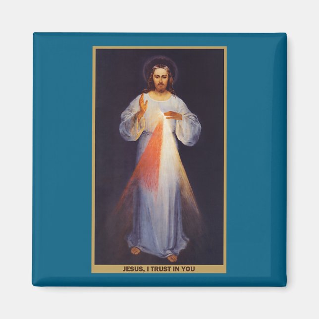 The Divine Mercy Shirt Premium  Magnet (Front)