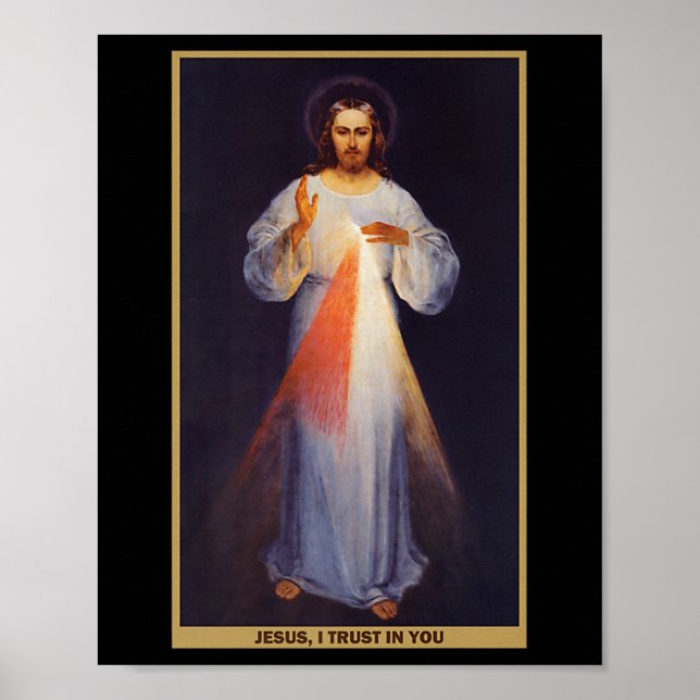 The Divine Mercy Shirt Premium  Poster (Front)