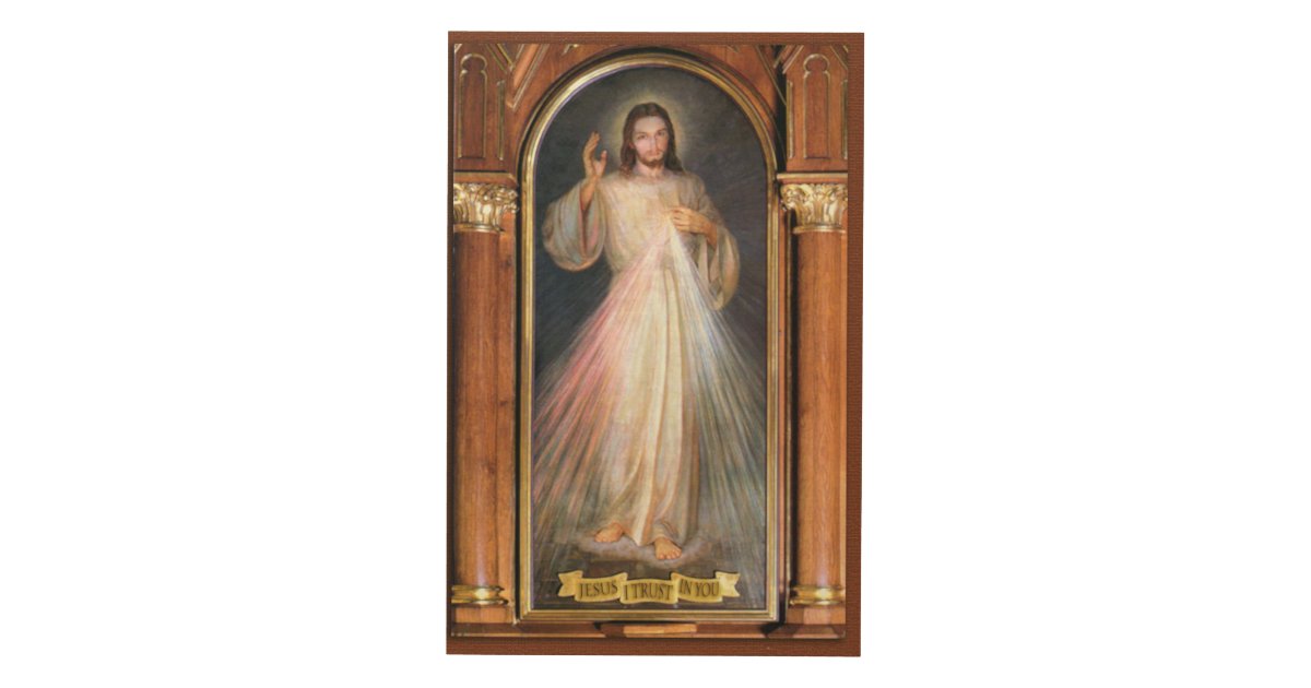 Divine Design Wall Art : The divine mercy traditional devotional image wood wall