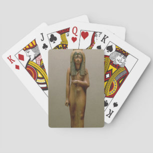 The divine queen Ahmose Nefertari (painted wood) Playing Cards
