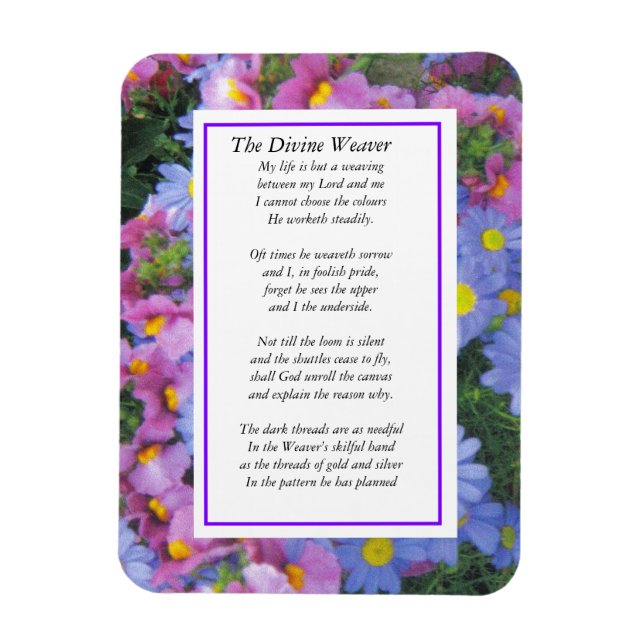 The Divine Weaver magnet (Vertical)
