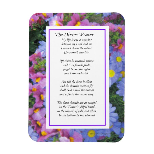 The Divine Weaver magnet (Vertical)