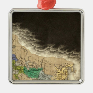 The Division of The Roman Empire 395 AD Metal Ornament